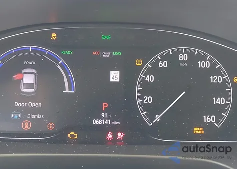 2019 Honda Insight Touring from USA, damaged, VIN 19XZE4F94KE020302